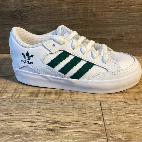 Adidas Hardcourt Low Infants ‘White Pine Green’ - Picture 2 of 6